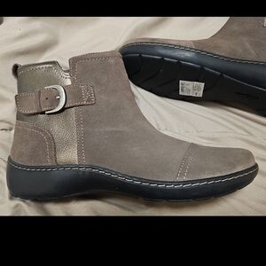 Women's Taupe Ankle Boots